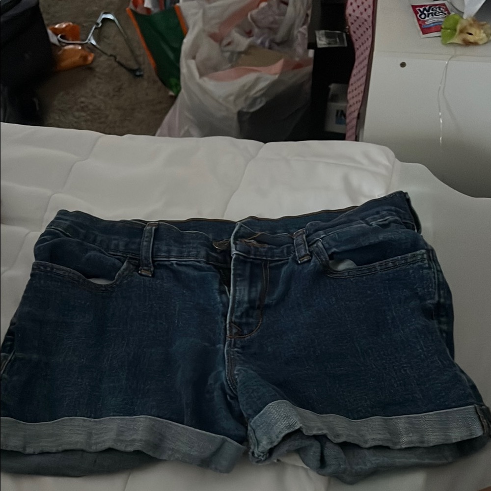 Women's Blue Denim Shorts